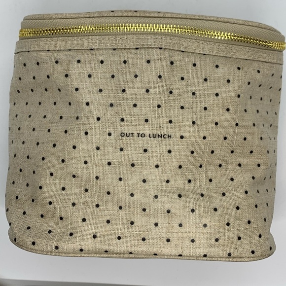 kate spade Handbags - Kate Spade Linen Dot Out to Lunch Bag
